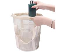 Genérico Shower Tote Bag - 11.81x8.66x0.39 Inches Mesh Shower Bag | Portable Mesh Shôwer Bags | Portable Waterproof Basket Organizers for Gym Toiletry Travel Pool Beach Camping Summer Swim Bath