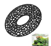 Genérico Shrimp Cave Aquarium - Round Hollow Fish Shelter for Tank Decoration | Resin Breeding Hiding Cave with Smooth Interior Structure, Aquatic Resting Habitat for Shrimp Fish Fry Aquarium Setup