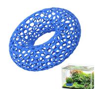 Genérico Shrimp Cave Aquarium - Round Hollow Fish Shelter for Tank Decoration | Resin Breeding Hiding Cave with Smooth Interior Structure, Aquatic Resting Habitat for Shrimp Fish Fry Aquarium Setup