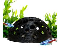 Genérico Shrimp Cave Dome, Porous Underground Shelter, Fish Tank Cave, Sturdy Natural Hiding Place for Home Aquarium Tank Freshwater Saltwater Enclosure Habitat Terrarium Aquatic Decor