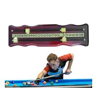 Generico Shuffleboard Scoreboard - Billiards Game Keeper, Wood Counters | Portable Reusable Scoring, Wood Accessories for Pool Table, Tablet, Tabletop Game Tracker, Indoor Entertainment, Ro