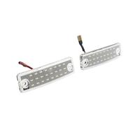 genérico SIKUAI 81270-35140, 81273-35130 Lámparas de maletero Luz de matrícula trasera ABS para Sequoia 2008-2019, para 4Runner 1996-2021 1