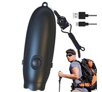 Genérico Silbato Electrónico: Dispositivo De Señal Deportiva Ajustable De 3 Volúmenes, Equipo De Entrenamiento Recargable, Herramienta De Alerta Portátil De Alto Rendimiento, Construcción De ABS para