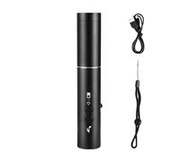 Genérico Silbato Electrónico - Silbato De Señal De Aleación De Aluminio, Linterna Portátil Incluida, Dispositivo Deportivo Profesional para Seguridad Entrenamiento De Fútbol, Gimnasio, Aula, Entre