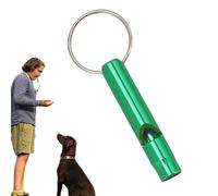 Generico Silbato para perros por ultrasonidos - Silbato para perros para dejar de ladrar | Silbato para recuperación de perros de alta frecuencia de aleación de aluminio con cordón