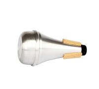 Genérico Silenciador Clarinete Bocina Instrumentos Trompeta Muda Trombón Silenciar Saxófono Xilófono Trompetas Trombones Tenor Instrumento De Viento Recto Mudo Aleación De Aluminio Silver