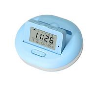 Genérico Silent Alarm Digital Clocks - Quiet Desk Clock, 10x2.6x8.5cm Table Clock for School Dorm, ABS Student Clocks with Battery Power, Room Timepiece, Bedroom Chronometer for Dorms and Living Area
