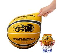 Genérico Silent Basketball - Basket Silenzioso Pallone | Palla Gommapiuma Morbida E Sicura per Bambini | Pallacanestro per CASA Ideale per Allenamento Indoor E Divertimento Senza Rumore