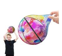 Genérico Silent Basketball - Basket Silenzioso Pallone | Palla Gommapiuma Morbida E Sicura per Bambini | Pallacanestro per CASA Ideale per Allenamento Indoor E Divertimento Senza Rumore