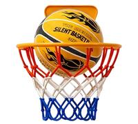 Genérico Silent Basketball, No Noise High-Density Quiet Basketballs | Soundless Easy Grip | Airless Basketball For Indoor Training | Flexible Ball For Boys Girls Kids Teen House Bedroom Sports