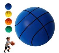 Genérico Silent Basketball, Quiet Indoor Safe Premium Foam Ball for Training, Lightweight Dribble Training Toy, Never Shrunken or Inflated, Boys & Girls (Blue,Size 7)