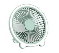 Genérico Silent Desk Fan, Portable Personal Cooling Device, Rechargeable Mini Fan with 3 Speeds, Wall Mountable Blower, Ideal for Bedroom, Outdoor, Travel, Vacation, Beach and Camping