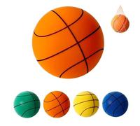 Genérico Silent House Basketball, Quiet Indoor Safe Premium Foam Ball for Training, Grooved PU Foam Design for Realistic Bounce, Ideal Gift for Youth (Orange,3 (26.5"))