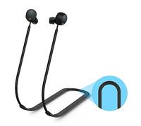 Genérico Silicona auricular inalámbrico anti-pérdida de la correa para Sony WF-1000XM5 Bluetooth auricular anti-pérdida antideslizante Lanyard (Negro)