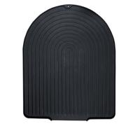 Generico Silicona Kitchen Drying Mat - Almohadilla de fregadero plegable resistente al calor para platos de secado rápido, tazas y utensilios con diseño de drenaje no deslizante, alfombrilla de lavado