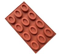 Genérico Silicona Oval - Multi Grid Soap Making and Chocolate Candy, Heat-Resistant Baking | DIY Chocolate, Cake, Soap for Homemade Sweets, Confections, Kitcn Crft
