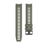 Genérico Silicone 22mm Width Band Replacement Watchband For Instinct Smartwatch Bracelet(Amry Green)