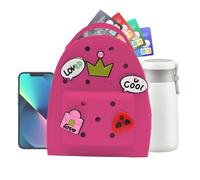 Generico Silicone Backpack For Women, Waterproof Jelly Backpack, Cute Silicone Backpack, Cartoon Adjustable Travel Bag, Lightweight Backpack Purse, Girl's Travel Backpack, Waterproof Cartoon Backpack,