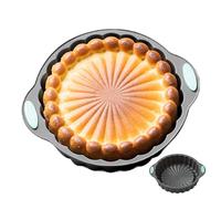 Genérico Silicone Bakeware - Silicone Birthday Cake Mold Pan for Party with Flower Design | Food-Grade Material Details with Non-Stick Function, Unique Large Baking Tray for Brownies, Jelly and Tart