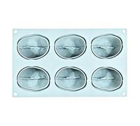 Genérico Silicone Baking Molds, 6 Cavity Nonstick, Easy Release Cake Molds | Baking Cups, Pastry Tools, Dessert Making Accessories for Cake Muffin Cookie Crafts Kitchen Wedding Birthday Party
