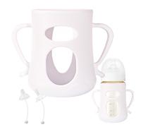 Genérico Silicone Bottle Protector, Milk Bottle Cover, Food-Grade Bottle Sleeve, Anti-Break Bottle Sleeve, Travel Bottle Cover, Baby Bottle Protector, Silicone Bottle Sleeve, Baby Milk Bottle Cover