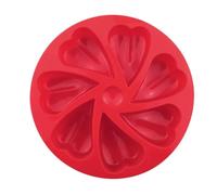 Genérico Silicone Cake Molds For Baking - 7-Cavity Heart Shaped Reusable