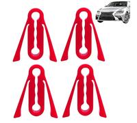 Genérico Silicone Car Door Covers - Shock Absorption Latch Pads | Noise Reduction Protectors, Automotive Interior Protection Accessories Set, Flexible Dampening Door Latch Guard System For Suv