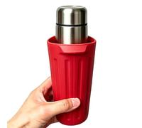 Genérico Silicone Car Trash Bin, Compact Waste Organizer, 4.06x7.01x4.92 Inches Door Can with Secure Fit, Material Holder, Modern Bin with Sl esign, Travel Accessory for SUV and Sedan Console Use