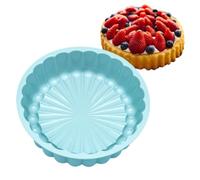 Genérico Silicone Charlotte Cake Pan Non-Stick Round Molds for Cheesecake | Flower Shaped Cake Pan Mould for Brownie Tart Pie Flan Bread Baking