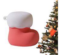 Genérico Silicone Christmas Lights, Cute Christmas Lamp, Rechargeable Touch Control, Soft Ambient Glow, Ideal for Desk Table Bedroom Nursery Living Room Indoor Decorations, 2.76 x 3.54 inches