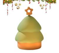 Genérico Silicone Christmas Lights, Cute Touch Lamp, Rechargeable Ambient Lighting, 2.76 x 3.54 Inches, Soft Glow Design, Festive Decoration for Desk Table Bedroom Nursery Living Room Indoor Use