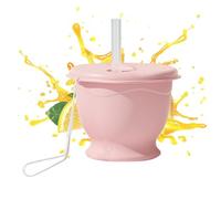 Genérico Silicone Cup Foldable - 150ml Travel Coffee Cup, Portable Silicone Drinking Cups With Straw, Folding Beverage Mug | Reusable Gym Picnic School Outdoor Hydration Cups With Wrist Strap