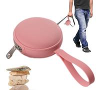 Genérico Silicone Dog Treat Pouch - Leak-Proof & Machine Washable Training Bag For Outdoor Activities, Hands-Free Waist Pack | Easy-Clean Pet Snack Holder For Walking, Obedience & Agility Training