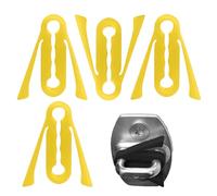 Genérico Silicone Door Latch Protective Cover | 4 Piece 4x3cm Shock Absorption Protector - Car Styling & Body Fittings Enhanced Durability,for Suv Truck Automotive Interior Garage Parking Outdoor