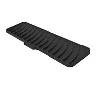 Genérico Silicone Drainage Mat for Sink - 16.54x3.94x0.51 Inches Faucet Mat for Kitchen | FaucetMat Fôr Kitchen Sink | Silicone Faucets Water Catcher Matd | Sinkd Multipurpose Faucets Draining Mats