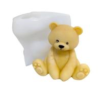 Genérico Silicone Mold - Silicone 11x8.5x10.1cm | Bear Mold, Candy Molds | 3D Bear Shape Silicones Fondant Molds For Making Cakes, Chocolates, Jelly, Hot Chocolate, Soap, DIY Baking And Handcrafts
