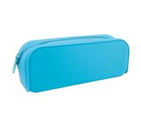 Genérico Silicone Pencil Pouch, Aesthetic Soft Pen Case 1.97x3.15in Multifunctional Zipper Stationery, Compact School Supplies, Students Kids Storage Bag for Pencils