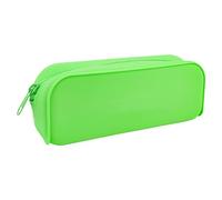 Genérico Silicone Pencil Pouch for School and Office, Aesthetic Soft Pen Storage Case with Secure Zipper, Stationery Organizer Bag for Students,Kids and Writing Supplies Holder