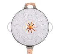 Genérico Silicone Splatter Guard, Frying Oil Screen - 10-12 Inch Cooking Cover | Kitchen Splatter Guard with Non Stick For Stove Baking Food Strainer Pan Pot Steamer Cooking Protection