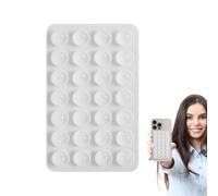 Generico Silicone Suction Phone Case Mount - Sticky Suction for Back of Phone | Double Sided Strong Suction Cup Cellphone Case Holder | Compact Smartphone Mount for Selfies Videos Chat & Watch Movies