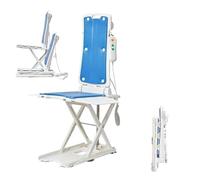 Genérico Silla Auxiliar con Soporte Elevador Eléctrico De 300 LB, Elevador De Asiento De 20 ", Elevador De Paciente Portátil Liviano De 29 LB for Uso Doméstico De Ancianos Y Cuidadores