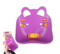 Generico Silla de bicicleta para muñecas - Silla de muñeca plegable de silicona de instalación rápida | Bicicleta infantil | Simpático enganche de transporte con correa para patinete de niñas
