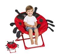 Genérico Silla de Camping Infantil - Asiento Plegable Impermeable,Sillones Tipo Platillo Infantiles - para Salidas Al Parque, Aire Libre, Camping, Césped, Comedor, Lectura, Jóvenes, Chicos Y Chicas