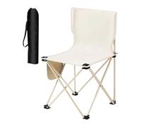 Generico Silla de campo plegable | Puerta de playa portátil - Equipo de camping con bolsa de viaje a la playa para picnic para la da, capacidad de peso de 286 libras
