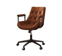 Genérico Silla De Escritorio For Computadora De Oficina,Escritorio Ergonómico con Respaldo Medio,con Cojín De Esponja Suave,Altura Ajustable Y Giratorio De 360°,Capacidad De 200 Kg(Color1)