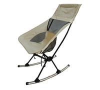 Generico Silla de exterior - Balancín de camping plegable con respaldo alto, asientos de malla Oxford transpirable | Planeador exterior plegable Picnic Beach Travel uso cómodo soporte para