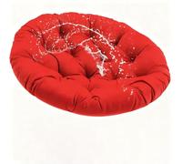 Genérico Silla de Hamaca con CojíN, CojíN para Silla Papasan, CojíN para Silla de JardíN con Forma de Huevo,Impermeable, para Interiores Exteriores Asientos, Columpios, SofáS,Bright Red,90x90cm