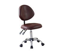 Genérico Silla De Montar con Respaldo,Taburete De Bar De Esponja De Alta Densidad,Taburete De Salón Giratorio Ergonómico,Altura Ajustable De 46-59 Cm,Ruedas Giratorias(Color 4)