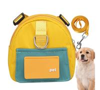 Genérico Silla De Montar para Perros: Alforja para Perros, Arnés De Mochila | Cómoda Mochila con Arnés Paraa Mascotas con Bolsas De Transporte Integradas Par Perross, De Transporte Ergonómico Parra V