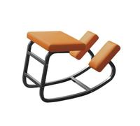 Genérico Silla De Rodillas, Silla De Escritorio De Hierro, Silla Ergonómica con Asiento Suave Y Rodilleras, Mejora Tu Postura, For El Hogar Y La Oficina.(Black Frame+Color 3)